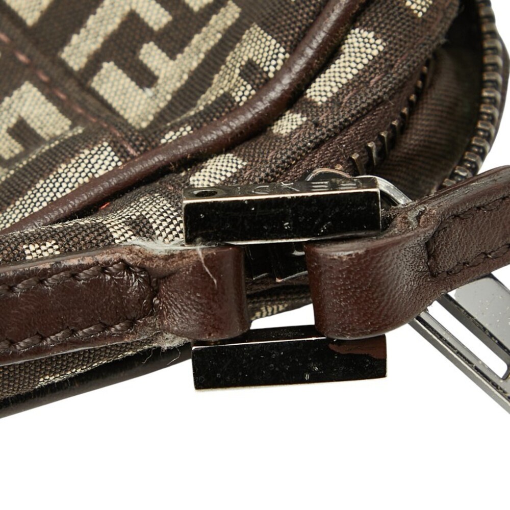 FENDI Brown Leather Shoulder Bag - Picture 9 of 12